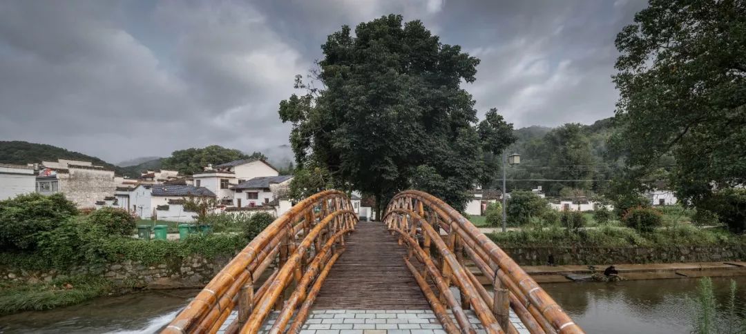 china bamboo structure bridge 懸臂竹構造橋安徽懸岸飛橋╱來建築設計工作室