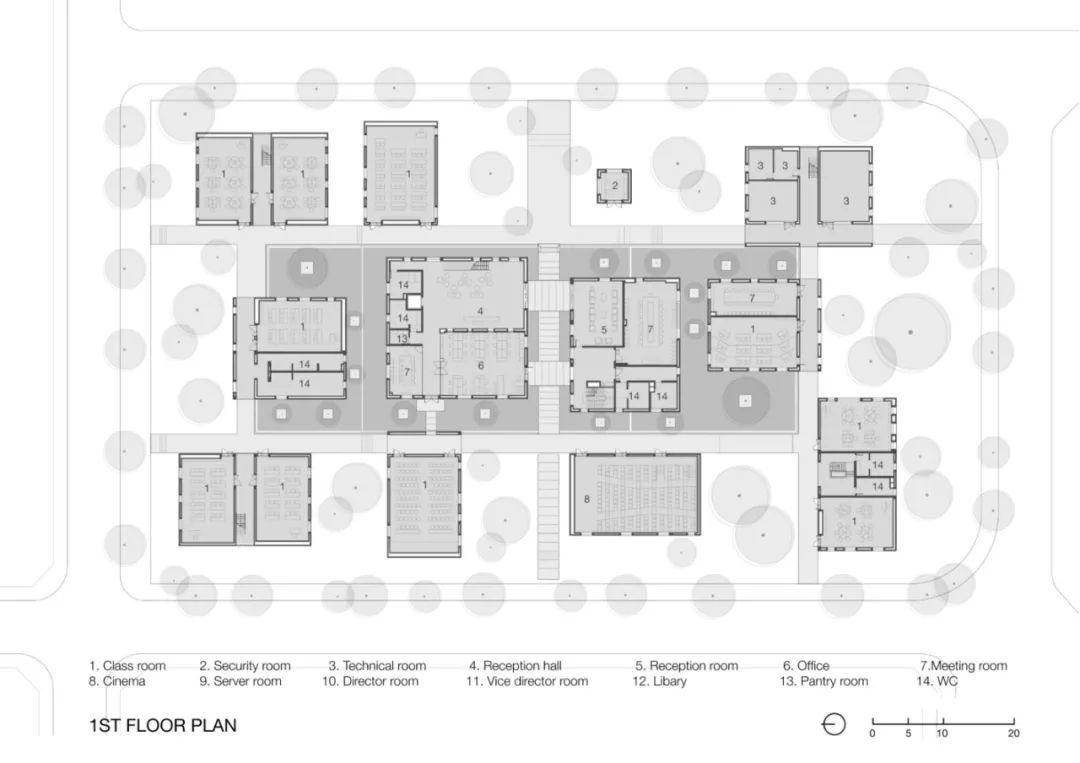 越南電信公司Viettel學院教育中心╱VTN Architects Vo Trong Nghia 武重義建築師事務所