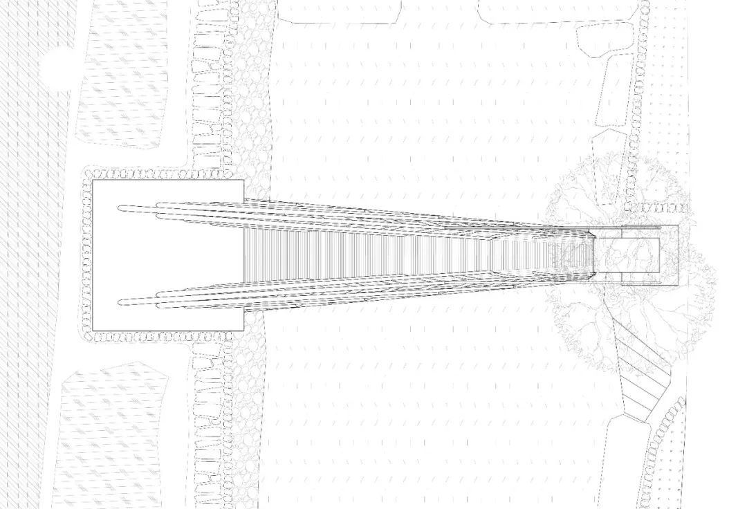 china bamboo structure bridge 懸臂竹構造橋安徽懸岸飛橋╱來建築設計工作室