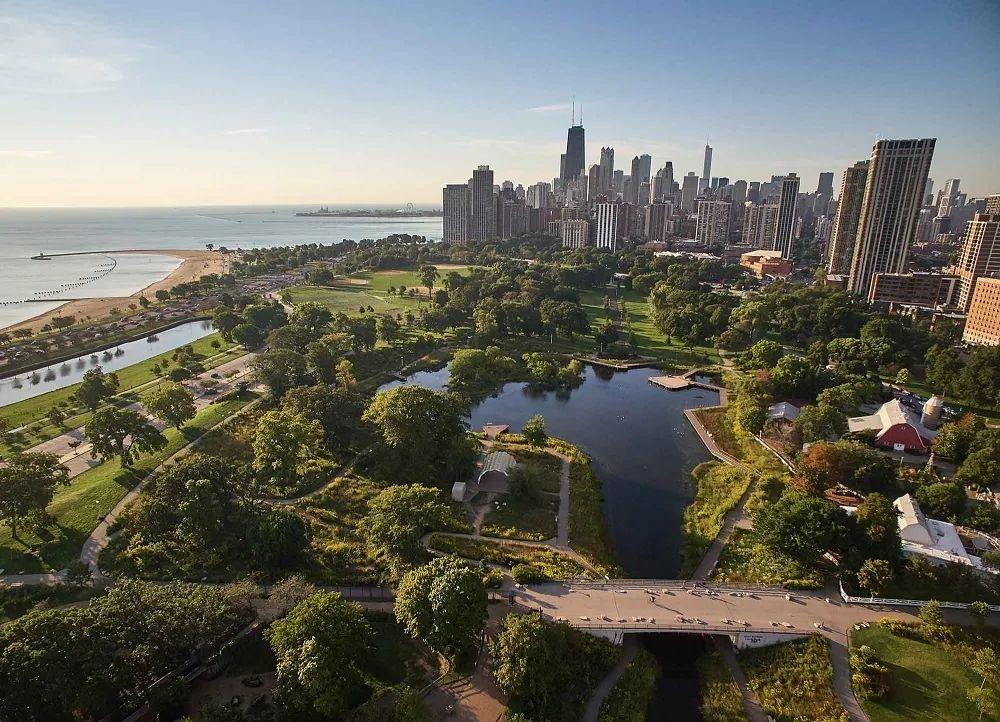 Nature Boardwalk,Lincoln Park Zoo, Chicago 林肯公園動物園自然步道，芝加哥