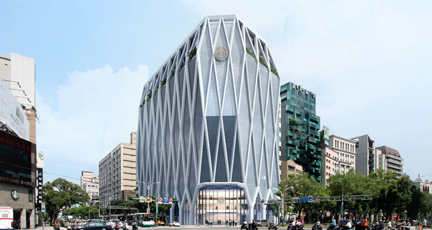 潘冀聯合建築師事務所設計，上海商銀新總行大樓動土，預計2023完工啟用