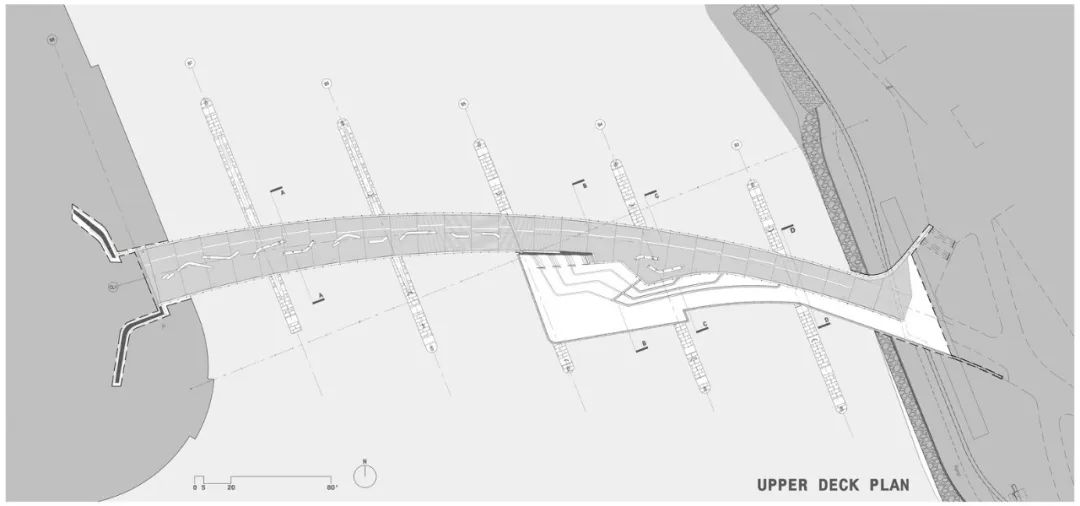 彎曲人行步橋,將被切斷的串連城市空間的景觀人行步橋╱Buro Happold + inFORM Studio 彎曲人行步橋,將被切斷的串連城市空間的景觀人行步橋╱Buro Happold + inFORM Studio