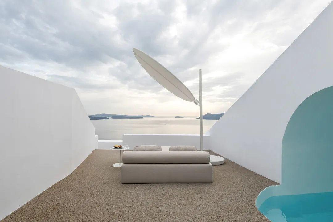 客房露台 greece 希臘聖托里尼島 Saint Legendary Suites Spa╱Kapsimalis Architects