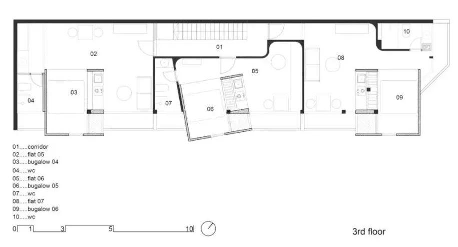 四樓平面圖 越南戴安出租公寓 Vietnam Đại An Rental Apartment／H.2