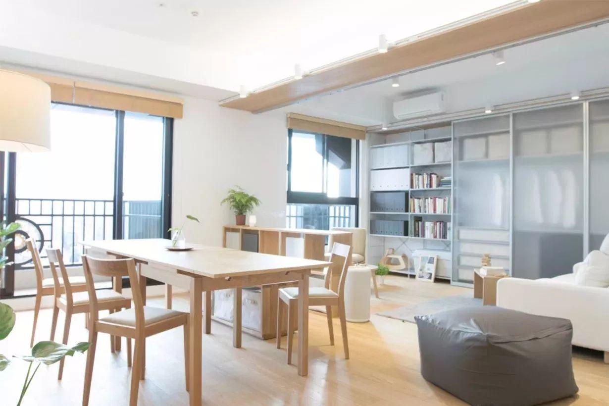 MUJI 搭配適合的收納家具，充分利用各個空間。