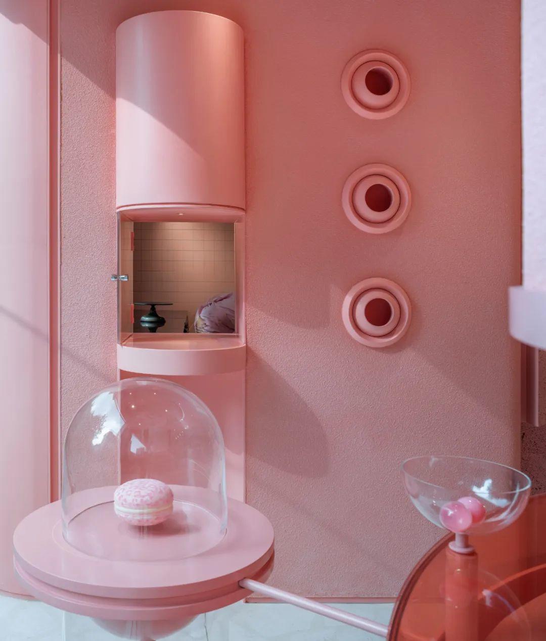 Bakery interior design 甜點麵包店室內設計 南京好利來Holiland Pink店／DAS Lab