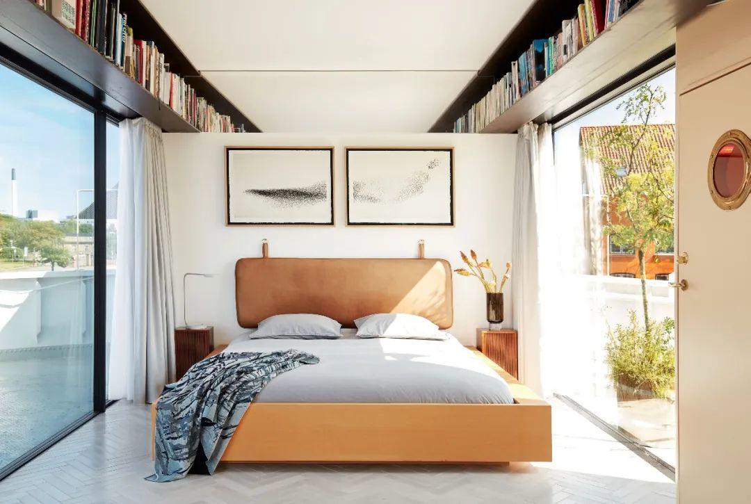 臥室，Bjarke Ingels 在SS Ingels 遊艇上的家