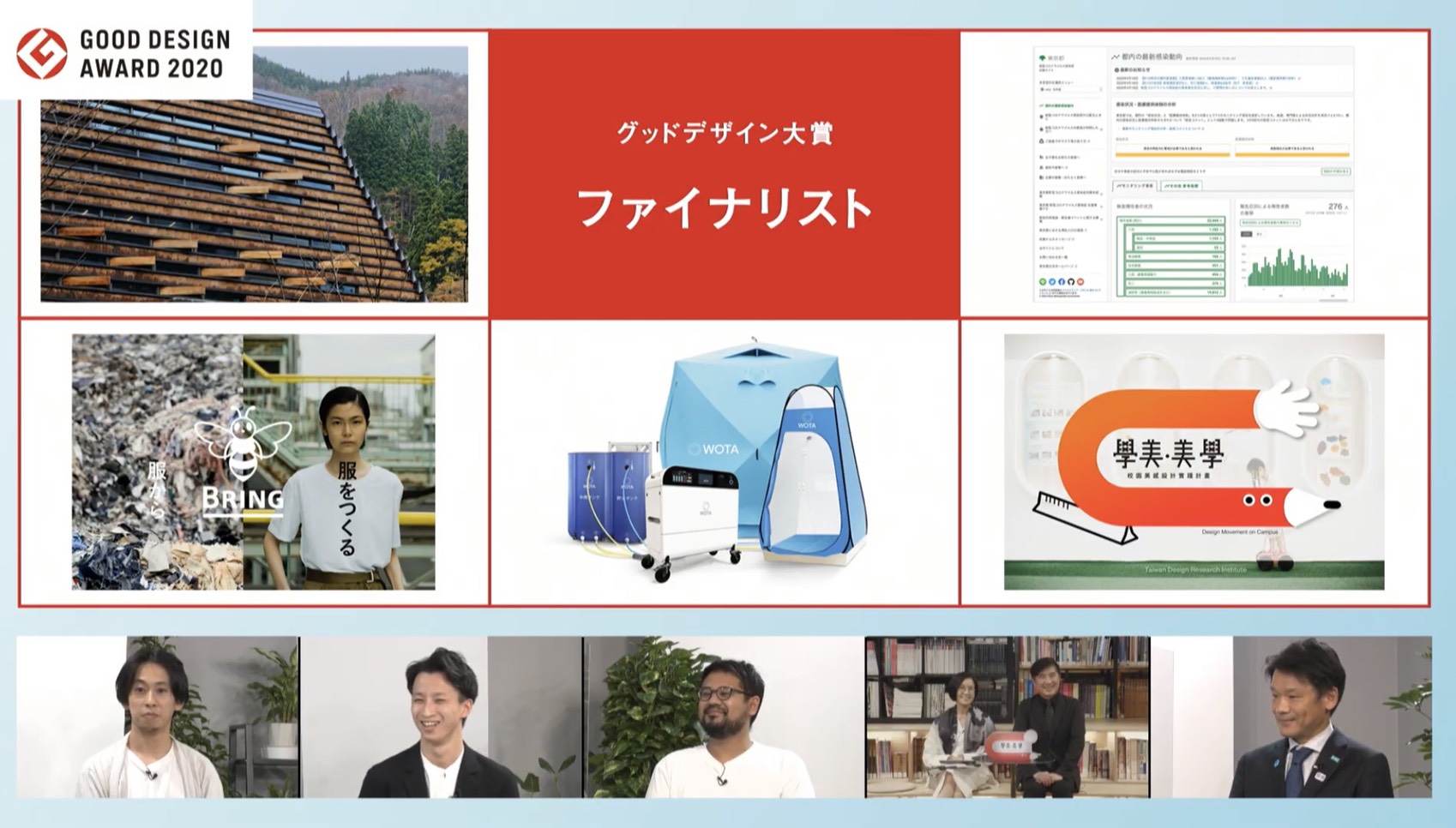 「學美.美學—校園美感設計實踐計畫」參加年度大獎「GOOD DESIGN GRAND AWARD」選拔資格,是五件獲此資格的作品中唯一非日本作品入選