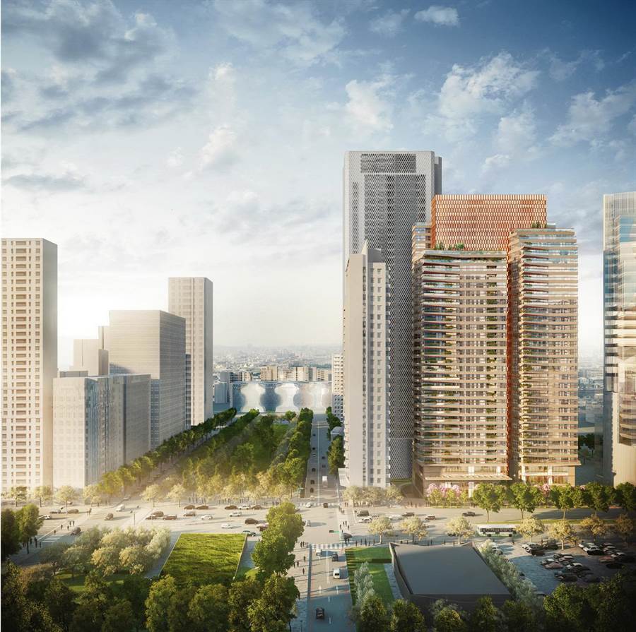 大陸建設攜手國際建築大師打造台中市7期的品牌街廓