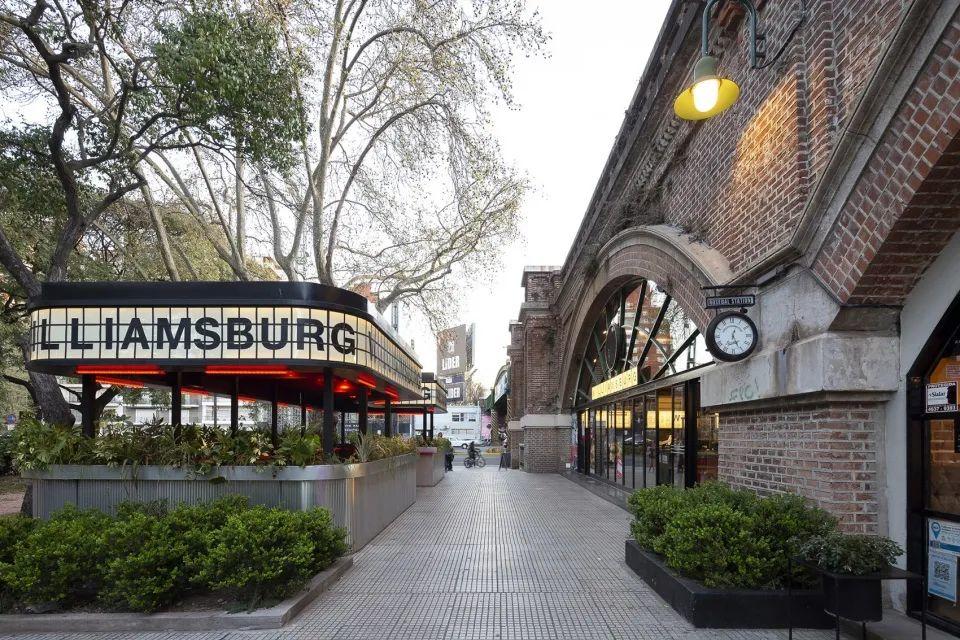 戶外用餐空間，阿根廷酒吧Williamsburg Bar／Hitzig Militello Architects