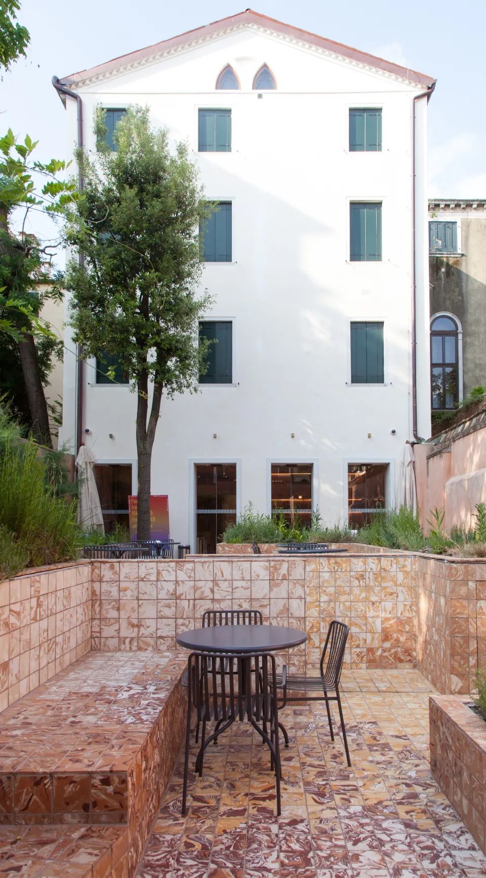 花園磁磚細部 威尼斯活生潟湖景觀設計 Venice Garden Landscape Design Laguna Viva／Assemble Studio