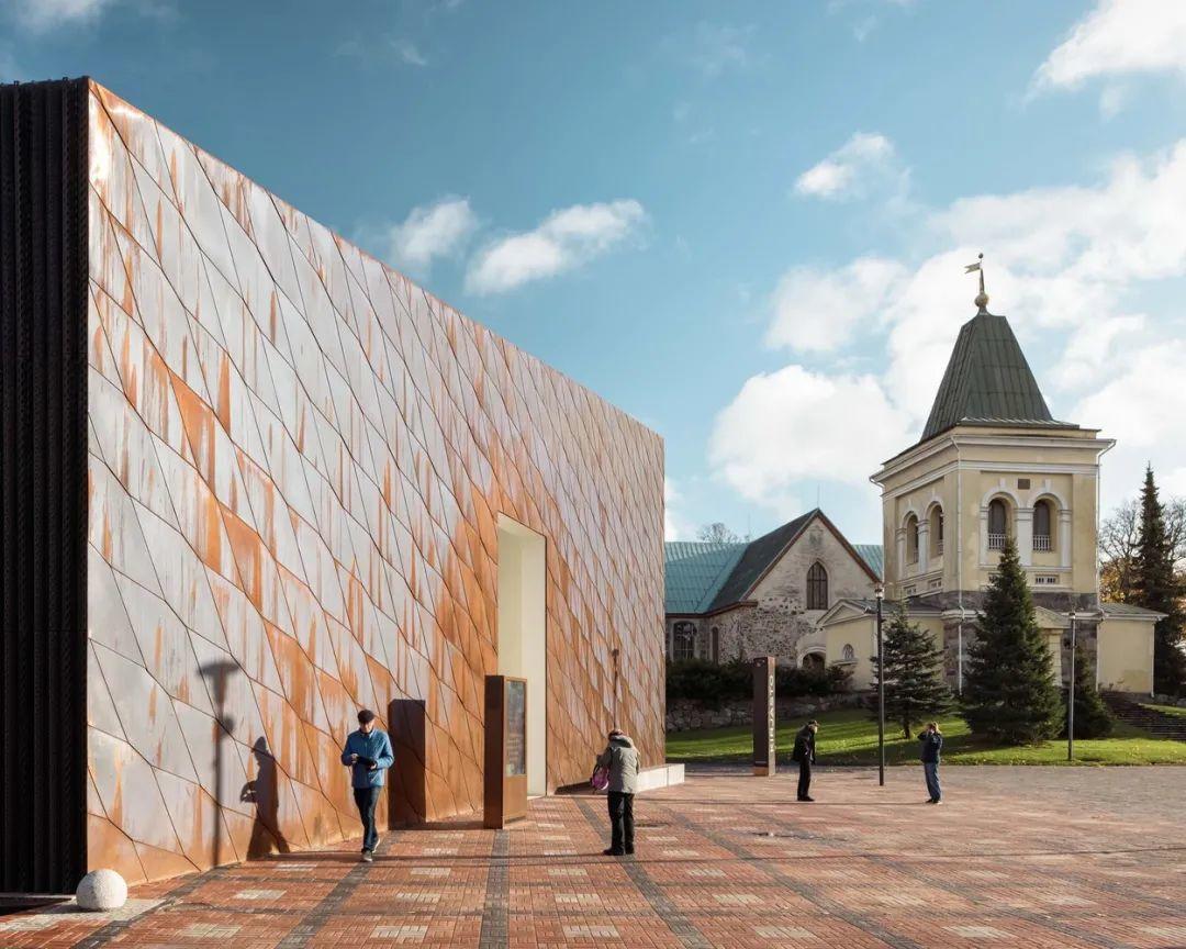 Fyyri圖書館位於Kirkkonummi Church教堂正對面 芬蘭圖書館Finland Fyyri Kirkkonummi Library／JKMM Architects