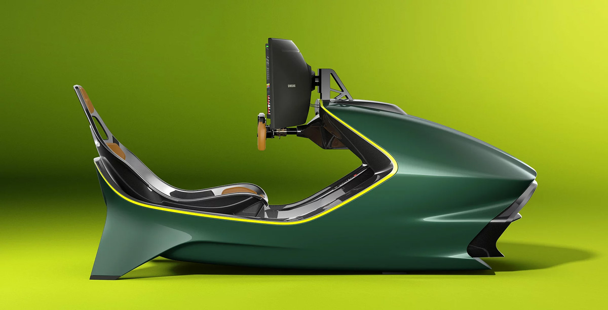 英國技術公司Curv Racing Simulators專為 Aston Martin開發的「AMR-C01」賽車器
