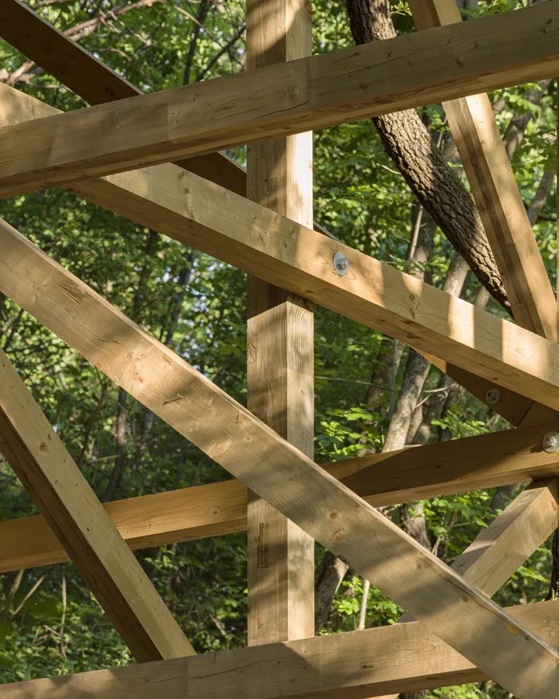匈牙利度假木屋 木頭小屋 Hungary Wood wooden timber House on 12 Legs／RJZS Architects