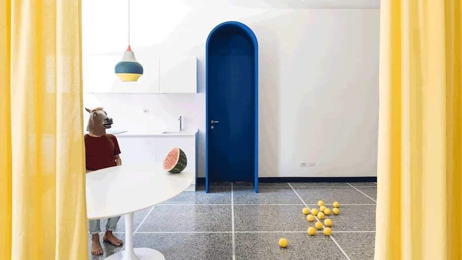 義大利羅馬公寓住宅室內設計 Italy Rome Retroscena Apartment interior design／La Macchina Studio