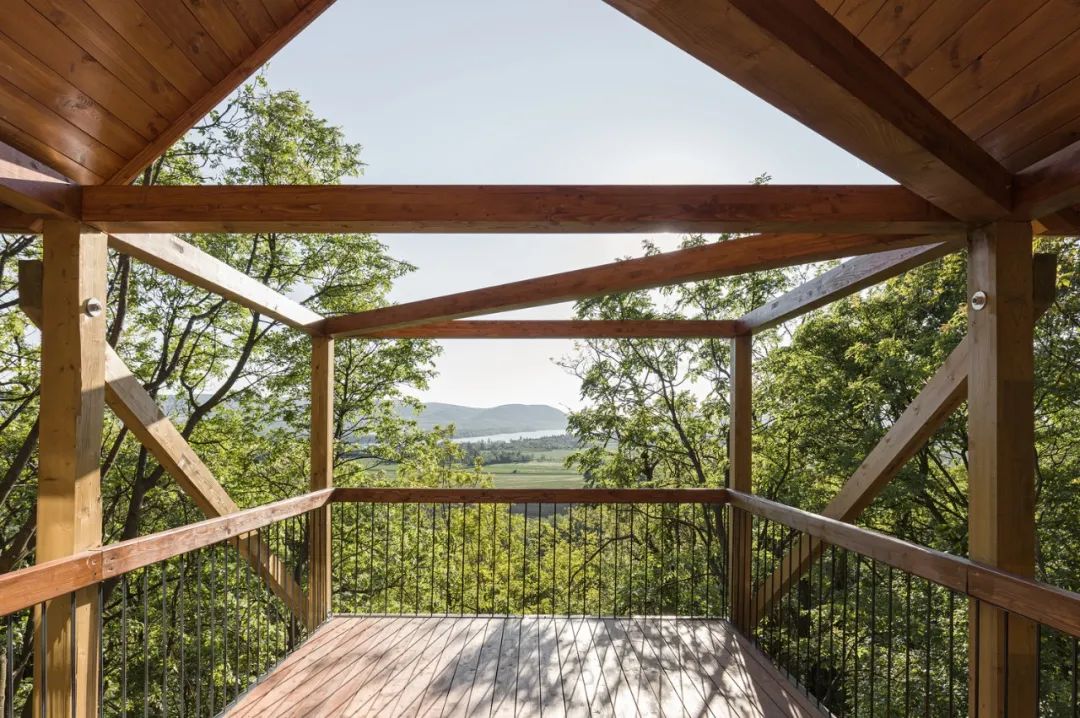匈牙利度假木屋 木頭小屋 Hungary Wood wooden timber House on 12 Legs／RJZS Architects