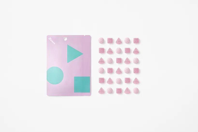 佐藤大為「カンロ KANRO」設計「○△□」軟糖包裝