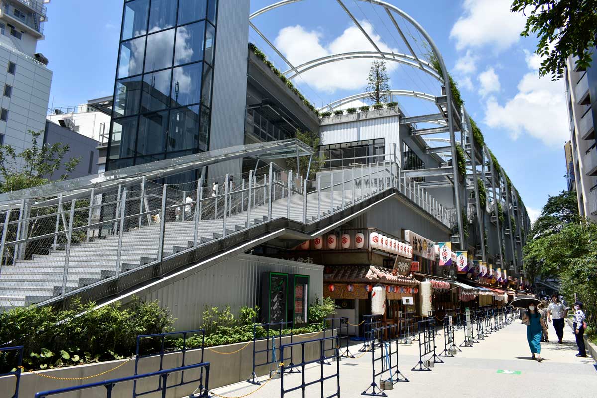 立體低樓層的商業設施「宮下公園」(MIYASHITA PARKMIYA),2020年開放後變成原宿新地標