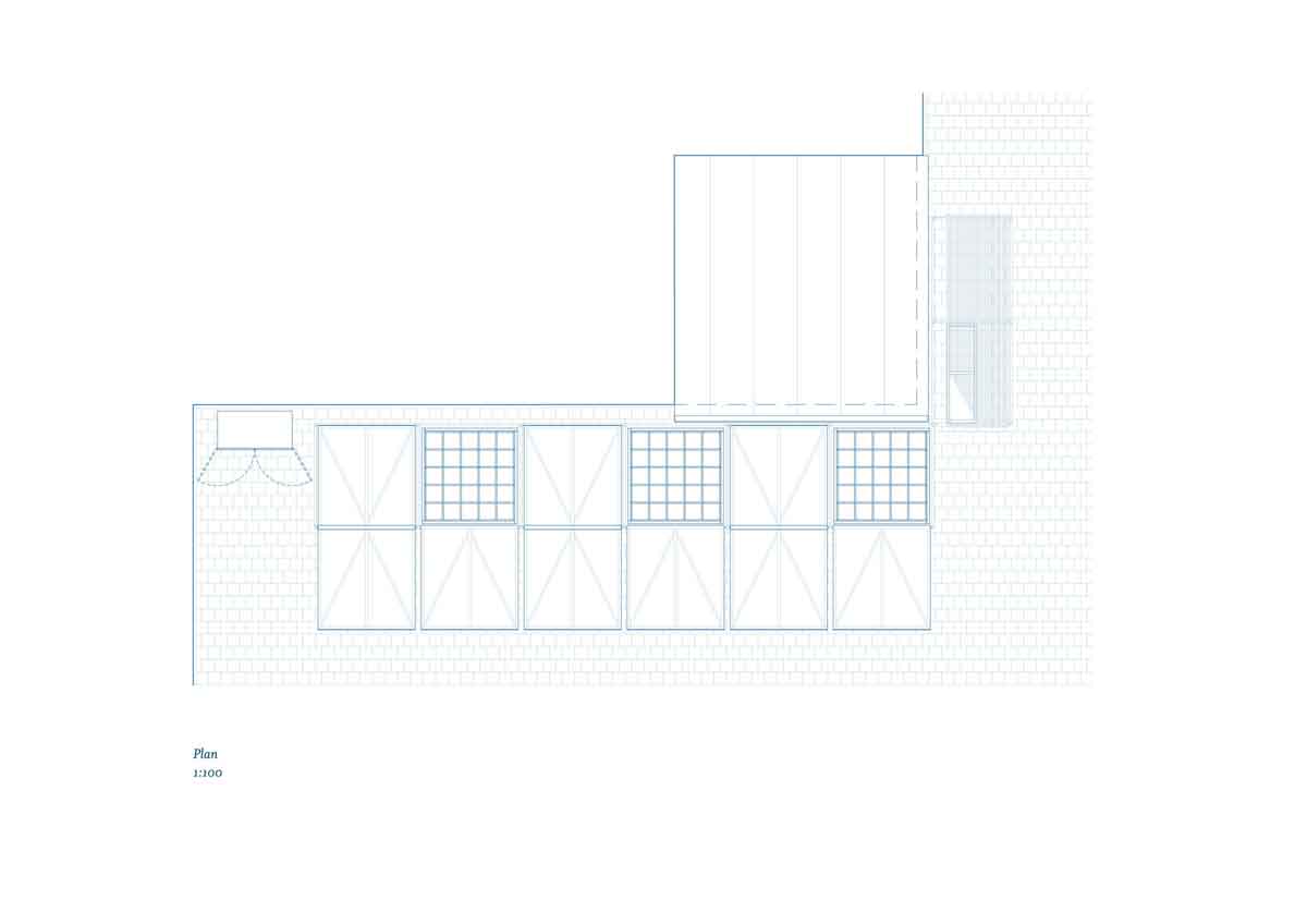 Plan,Kasvattamo Greenhouse／ROOH Studio