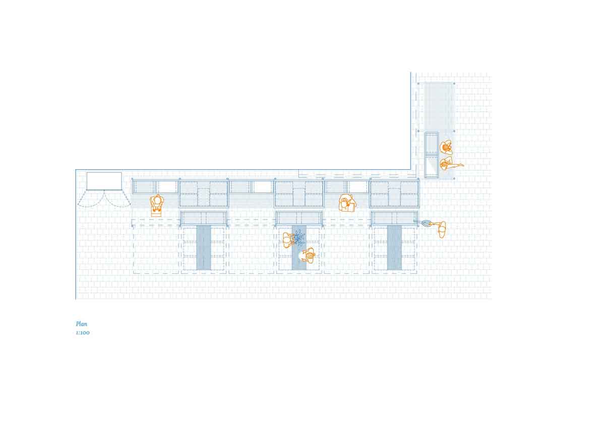 Plan1-1,Kasvattamo Greenhouse／ROOH Studio