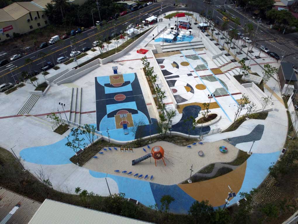 台中市公共工程-大里區大峰路防災公園