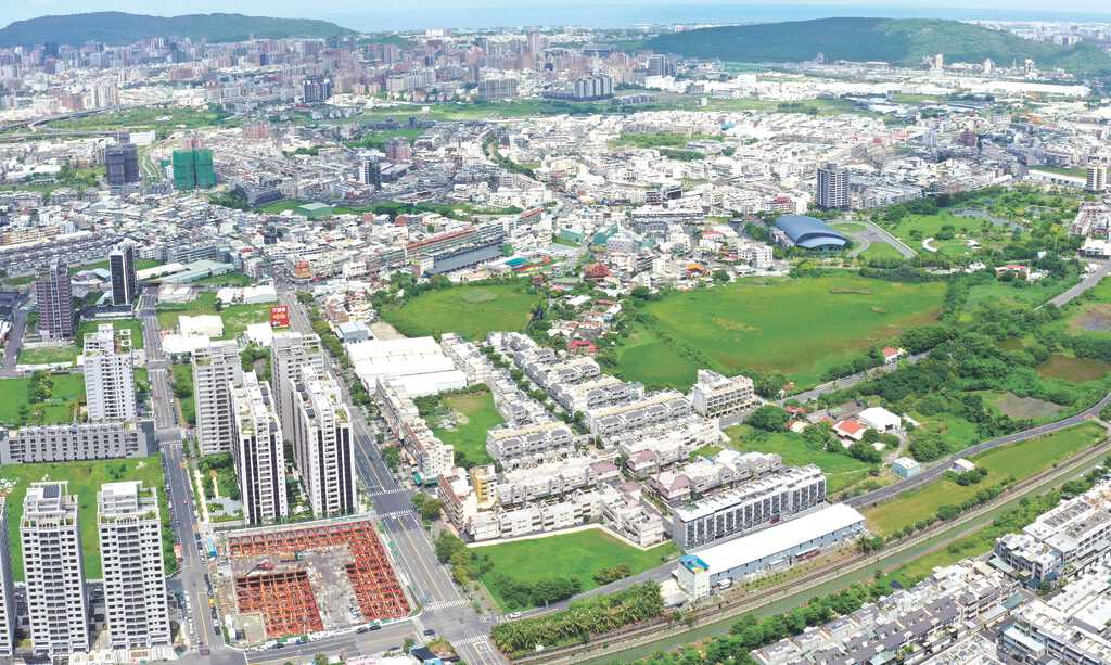 高雄第100期市地重劃,空照圖