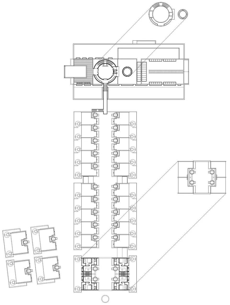 2F平面圖，湯山雲夕博物紀溫泉酒店／張雷聯合建築事務所