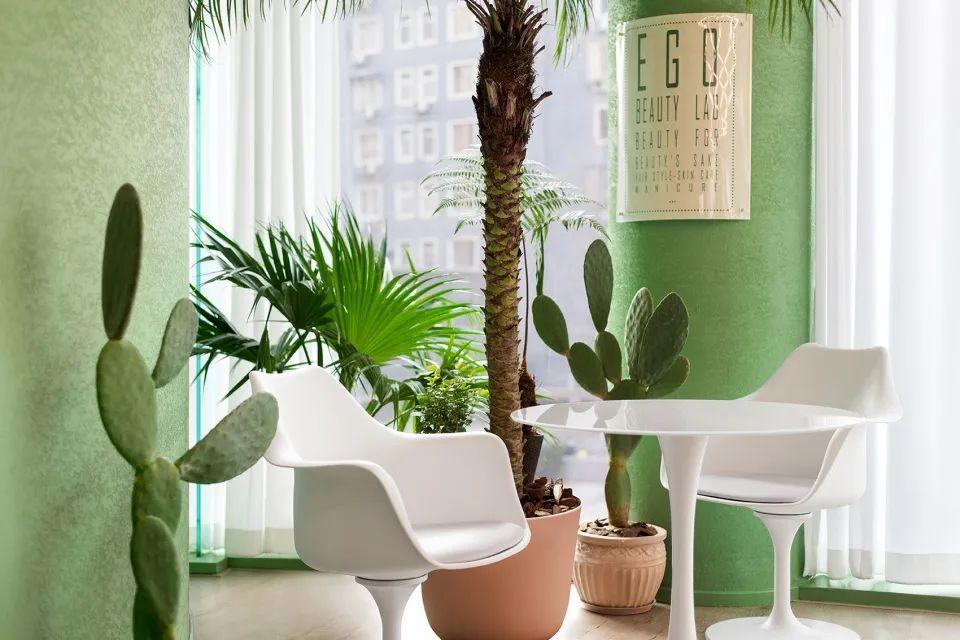 傢俱，EGO日式美髮館室內設計／意思建築