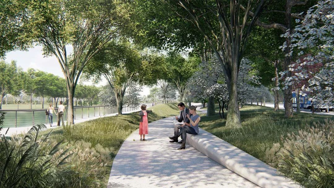 MAD對「人民公園「展開了保護以及修復，保留園內名木古樹，並修復公園內多處核心的園林建築