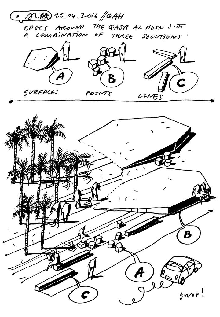 阿布達比景觀建築設計卡斯爾·侯賽因堡 Abu Dhabi Qasr Al Hosn Fort Al Musallah Landscape Architecture Design／CEBRA Architecture
