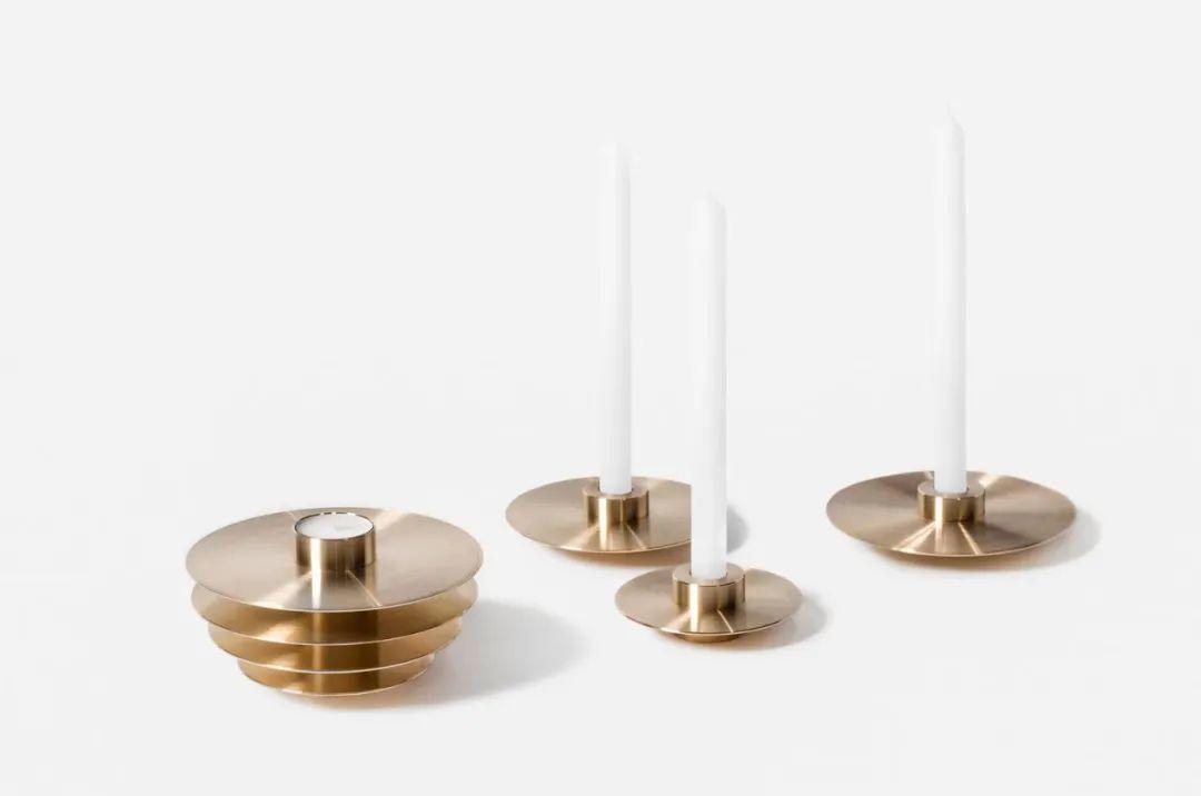 ORB Candle Holders，Noom Studio為紀念Bauhaus包浩斯百週年設計的藝術家具系列