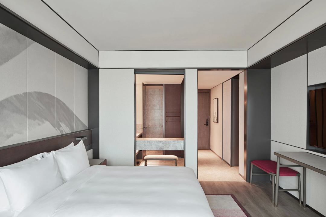 bedroom 客房 杭州禧玥酒店 最佳城市酒店  設計：朱周空間設計 位置：中國杭州