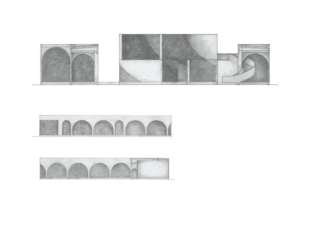 立面圖，曼谷AUBE婚禮中心／PHTAA Living Design