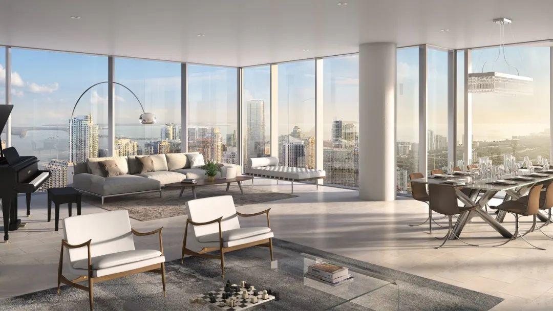 邁阿密水岸頂級豪宅One River Point／安縵之父Adrian Zecha＋建築師Rafael Vinoly