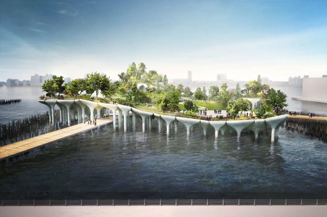 紐約哈德遜河55號碼頭／Heatherwick&Signe Nielsen