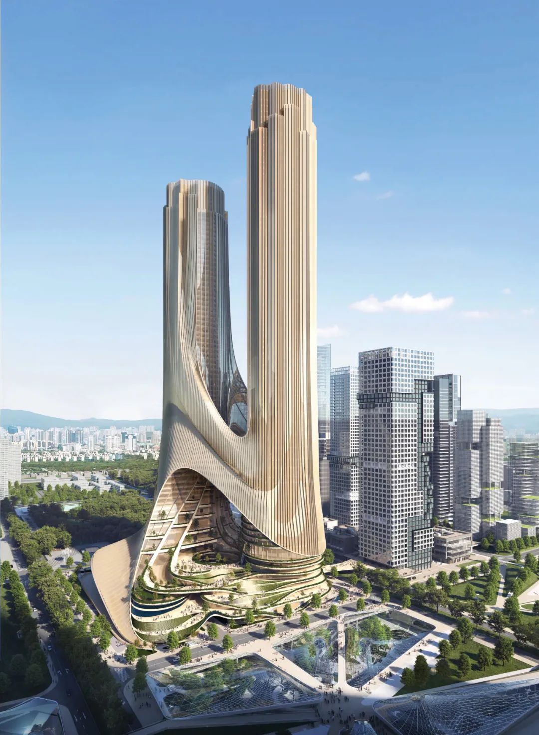 深圳灣超級總部C塔／Zaha Hadid Architects