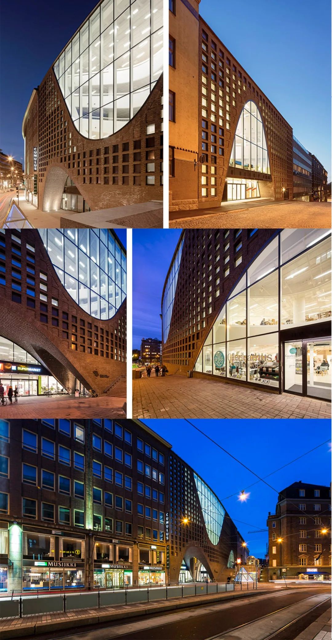 芬蘭赫爾辛基大學主圖書館／Anttinen Oiva Architects