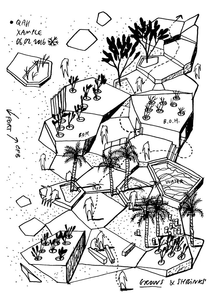 阿布達比景觀建築設計卡斯爾·侯賽因堡 Abu Dhabi Qasr Al Hosn Fort Al Musallah Landscape Architecture Design／CEBRA Architecture