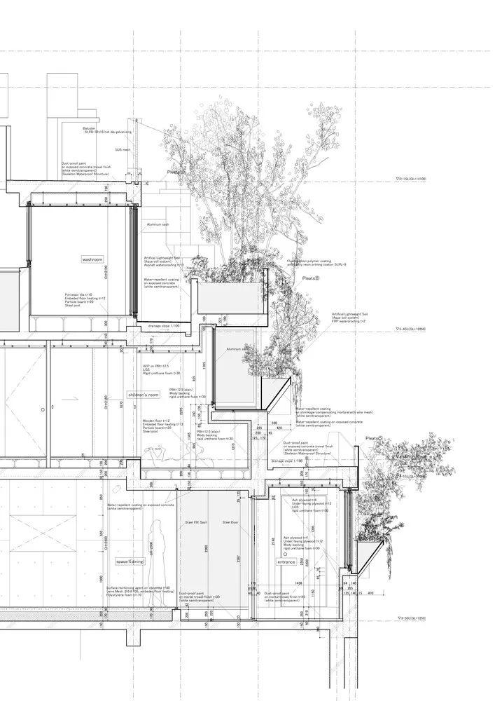 東京森林之家Tree-Ness House／平田晃久
