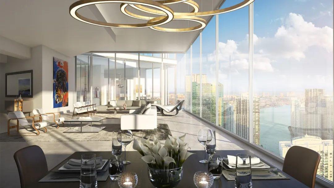 邁阿密水岸頂級豪宅One River Point／安縵之父Adrian Zecha＋建築師Rafael Vinoly