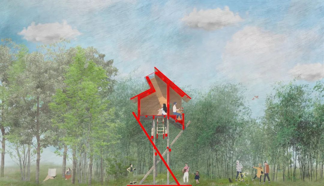 木構造冥想守望塔／跳房子建築工作室