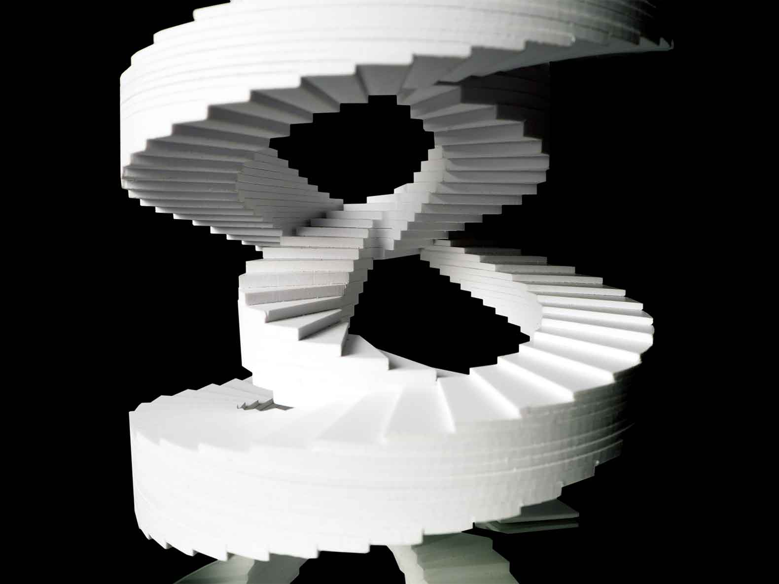 階梯，天主教魯汶大學建築學院／Aires Mateus