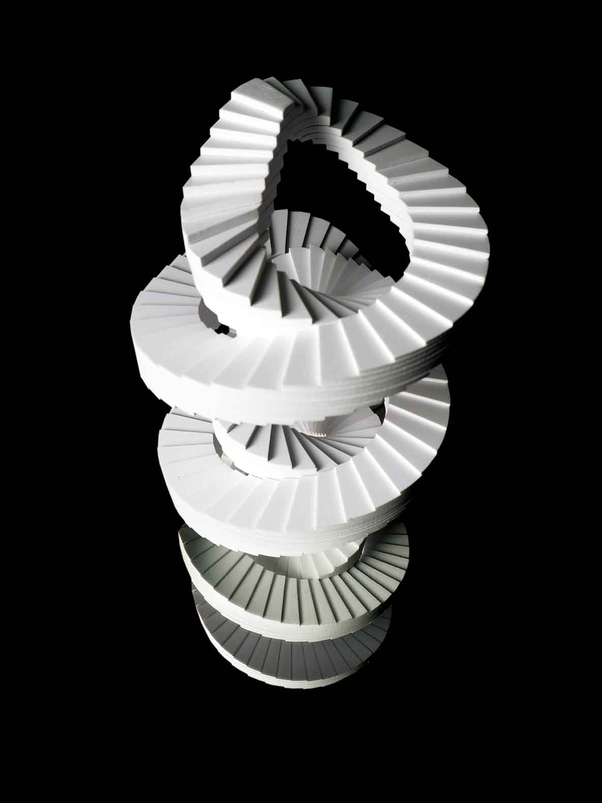 階梯，天主教魯汶大學建築學院／Aires Mateus