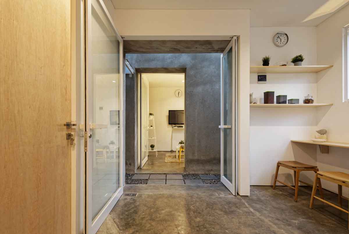 印尼雅加達雙胞胎私人住宅／DELUTION