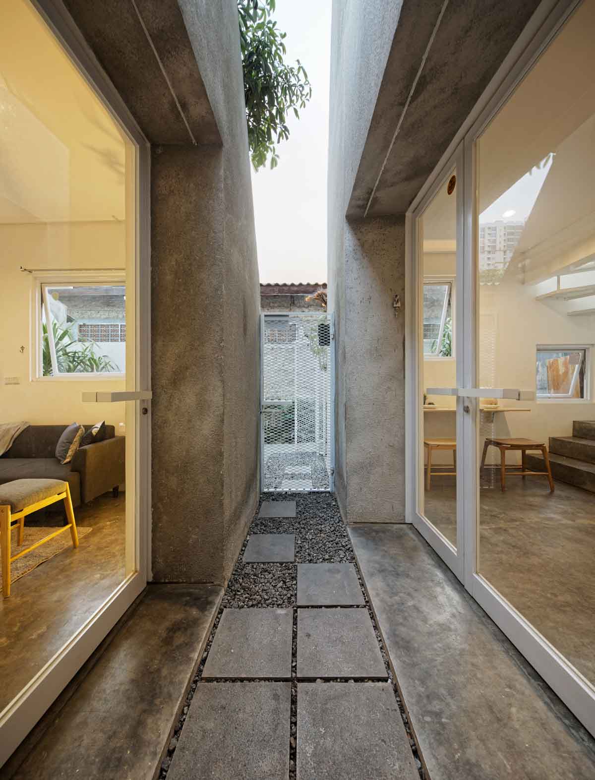 印尼雅加達雙胞胎私人住宅／DELUTION