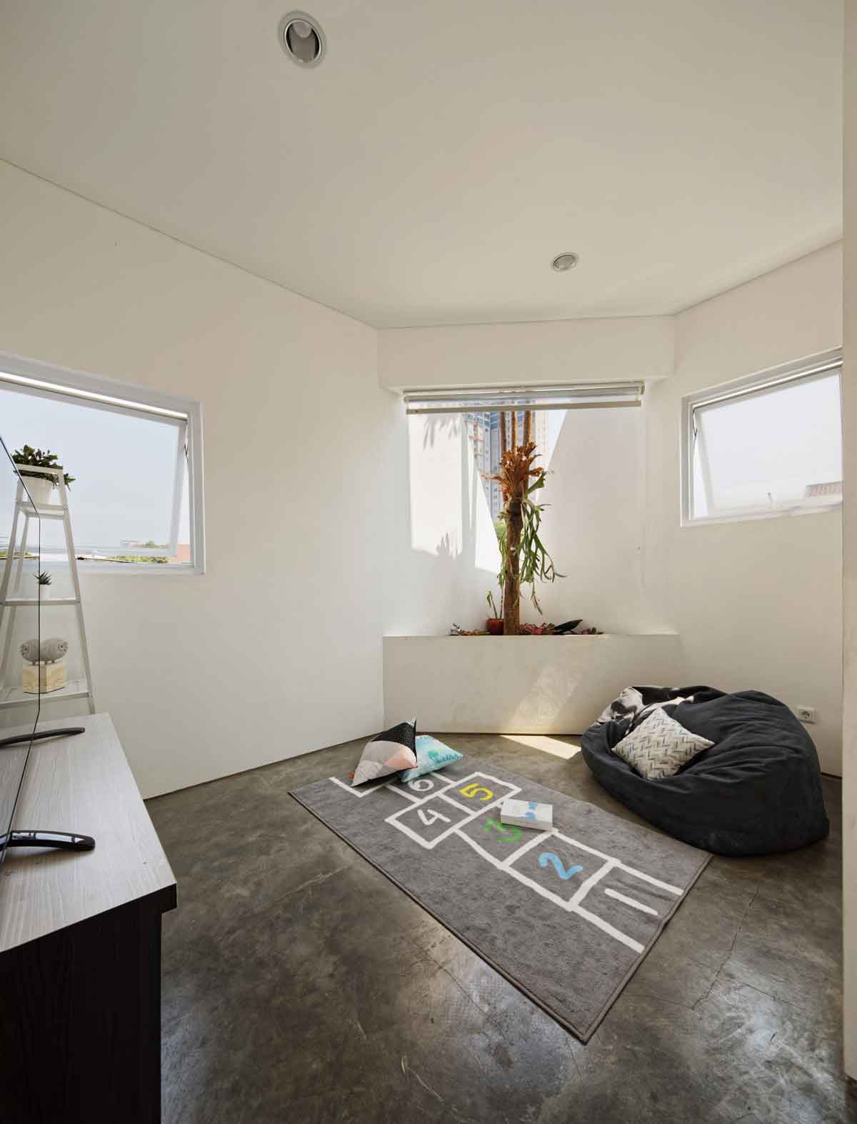 印尼雅加達雙胞胎私人住宅／DELUTION