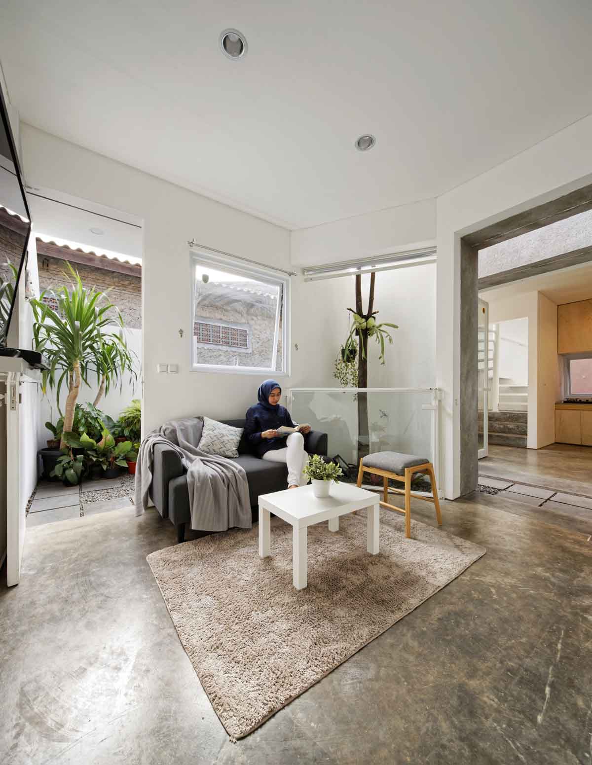 印尼雅加達雙胞胎私人住宅／DELUTION