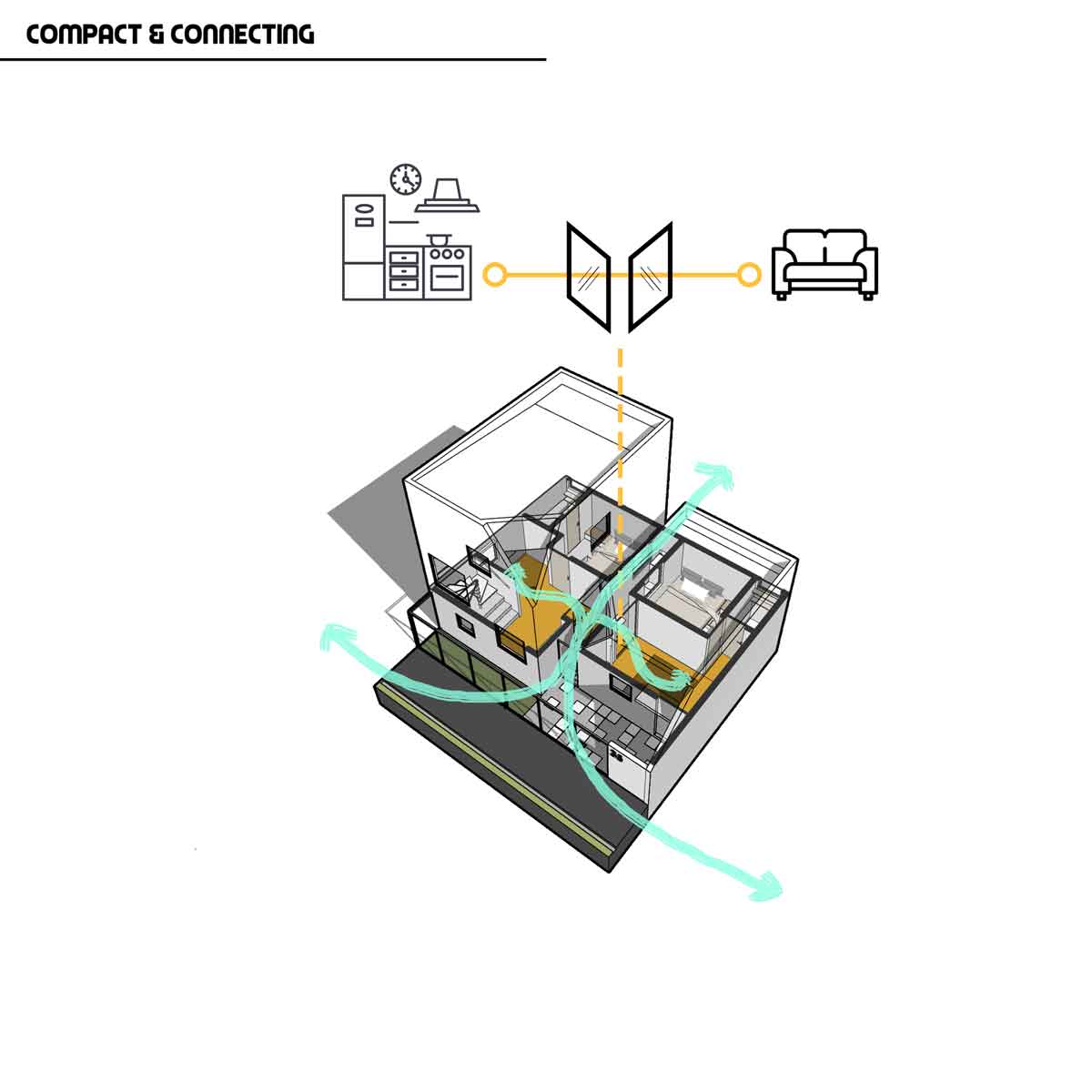 印尼雅加達雙胞胎私人住宅／DELUTION