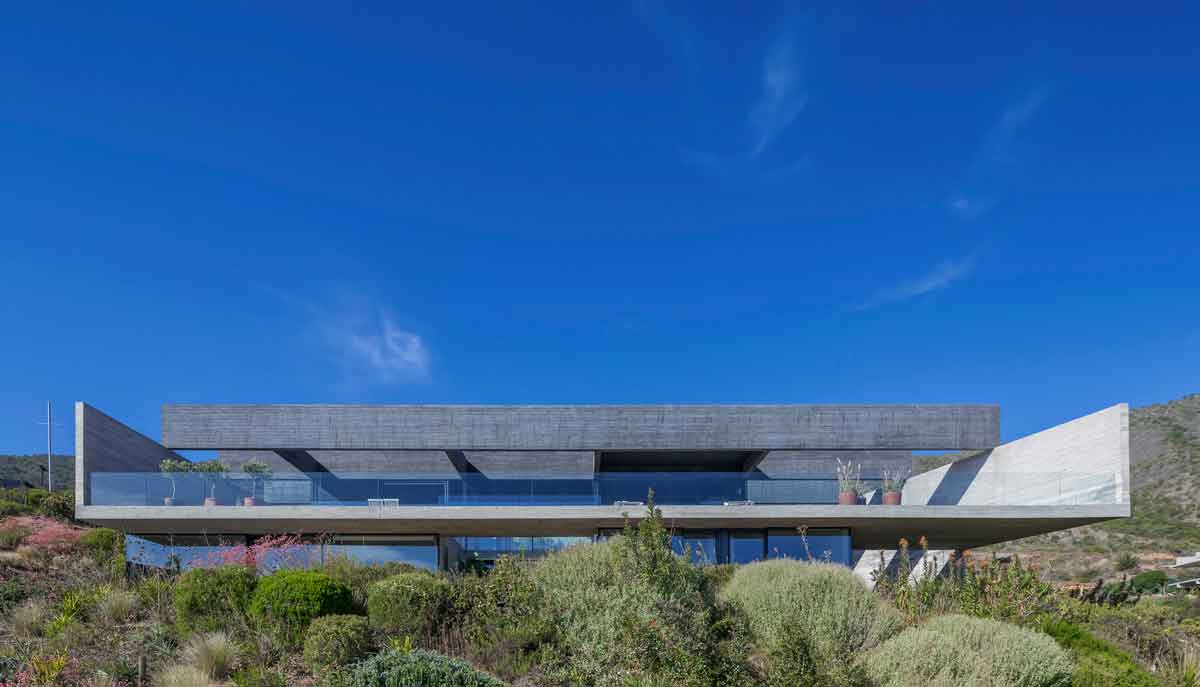 智利五支大樑別墅／Polidura Arquitectos