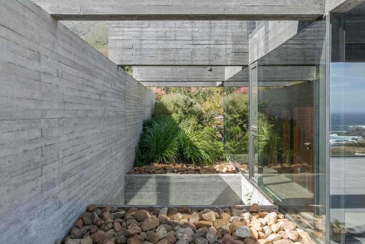 智利五支大樑別墅／Polidura Arquitectos